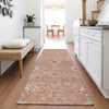 Piper Looms Mayfield Global AMF1137 Pink Machine Washable Area Rug Runner Lifestyle Image Feature