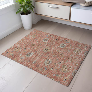 Piper Looms Mayfield Global AMF1137 Pink Machine Washable Area Rug Scatter Lifestyle Image Feature