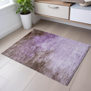 Piper Looms Mayfield Watercolors AMF1138 Lavender Machine Washable Area Rug Scatter Lifestyle Image Feature