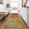 Piper Looms Mayfield Watercolors AMF1138 Paprika Machine Washable Area Rug Runner Lifestyle Image Feature