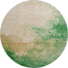 Piper Looms Mayfield Watercolors AMF1138 Peach Machine Washable Area Rug Round Main Image