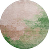 Piper Looms Mayfield Watercolors AMF1138 Pink Machine Washable Area Rug Round Main Image
