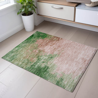 Piper Looms Mayfield Watercolors AMF1138 Pink Machine Washable Area Rug Scatter Lifestyle Image Feature