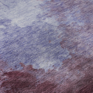 Piper Looms Mayfield Watercolors AMF1138 Purple Machine Washable Area Rug Swatch Image