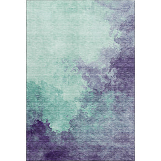 Piper Looms Mayfield Watercolors AMF1138 Seafoam Machine Washable Area Rug main image