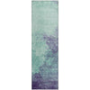 Piper Looms Mayfield Watercolors AMF1138 Seafoam Machine Washable Area Rug Runner Main Image