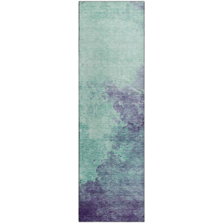Piper Looms Mayfield Watercolors AMF1138 Seafoam Machine Washable Area Rug Runner Main Image