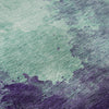 Piper Looms Mayfield Watercolors AMF1138 Seafoam Machine Washable Area Rug Swatch Image