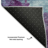 Piper Looms Mayfield Watercolors AMF1138 Sky Machine Washable Area Rug Backing Image