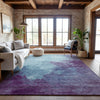 Piper Looms Mayfield Watercolors AMF1138 Sky Machine Washable Area Rug Lifestyle Image Feature