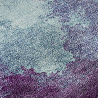 Piper Looms Mayfield Watercolors AMF1138 Sky Machine Washable Area Rug Swatch Image