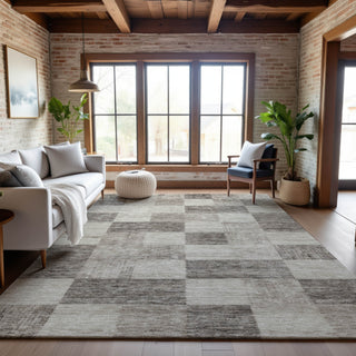 Piper Looms Mayfield Geometric AMF1139 Beige Machine Washable Area Rug Lifestyle Image Feature