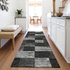 Piper Looms Mayfield Geometric AMF1139 Black Machine Washable Area Rug Runner Lifestyle Image Feature