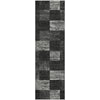 Piper Looms Mayfield Geometric AMF1139 Black Machine Washable Area Rug Runner Main Image