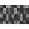 Piper Looms Mayfield Geometric AMF1139 Black Machine Washable Area Rug Scatter Main Image