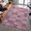 Piper Looms Mayfield Geometric AMF1139 Blush Machine Washable Area Rug Lifestyle Image Feature