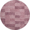 Piper Looms Mayfield Geometric AMF1139 Blush Machine Washable Area Rug Round Main Image