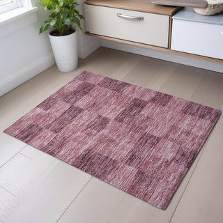 Piper Looms Mayfield Geometric AMF1139 Blush Machine Washable Area Rug Scatter Lifestyle Image Feature