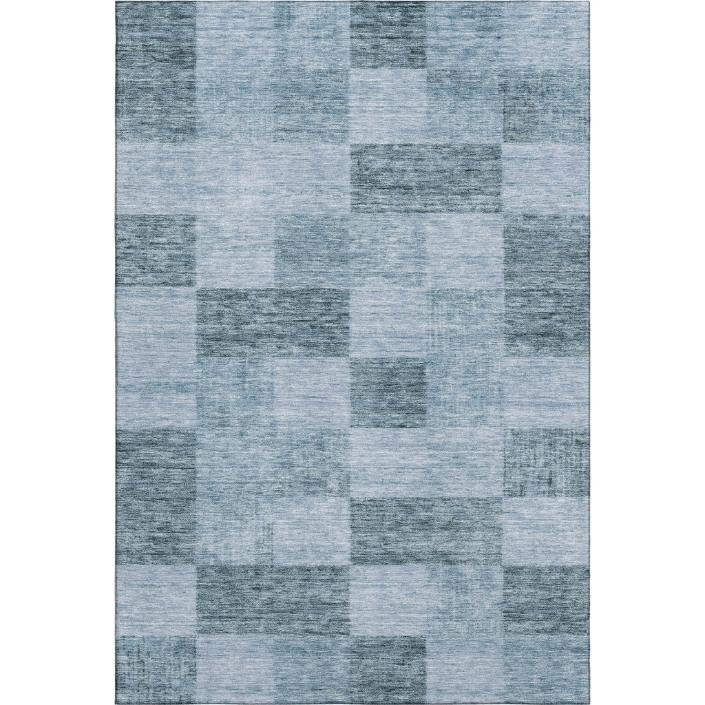 Piper Looms Mayfield Geometric AMF1139 Denim Machine Washable Area Rug main image