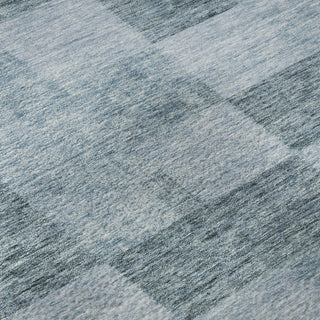 Piper Looms Mayfield Geometric AMF1139 Denim Machine Washable Area Rug Swatch Image