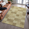 Piper Looms Mayfield Geometric AMF1139 Gold Machine Washable Area Rug Lifestyle Image Feature