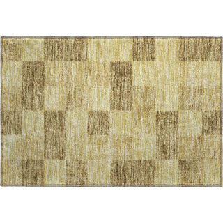 Piper Looms Mayfield Geometric AMF1139 Gold Machine Washable Area Rug Scatter Main Image