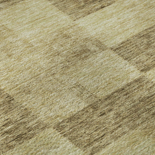 Piper Looms Mayfield Geometric AMF1139 Gold Machine Washable Area Rug Swatch Image