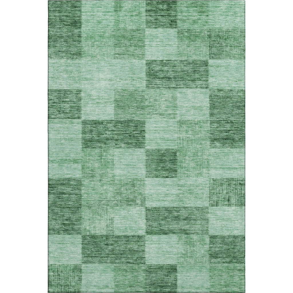 Piper Looms Mayfield Geometric AMF1139 Green Machine Washable Area Rug main image