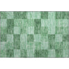 Piper Looms Mayfield Geometric AMF1139 Green Machine Washable Area Rug Scatter Main Image