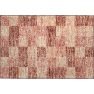 Piper Looms Mayfield Geometric AMF1139 Paprika Machine Washable Area Rug Scatter Main Image