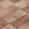 Piper Looms Mayfield Geometric AMF1139 Paprika Machine Washable Area Rug Swatch Image