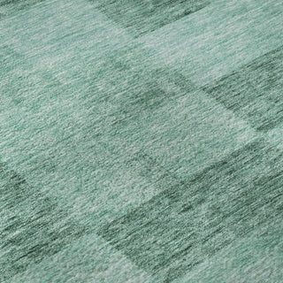 Piper Looms Mayfield Geometric AMF1139 Seafoam Machine Washable Area Rug Swatch Image