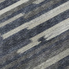 Piper Looms Mayfield Stripes Bars and Horizontal Lines AMF114 Gray Machine Washable Area Rug Swatch Image