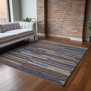 Piper Looms Mayfield Stripes Bars and Horizontal Lines AMF114 Landscape Machine Washable Area Rug Lifestyle Image Feature