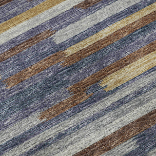 Piper Looms Mayfield Stripes Bars and Horizontal Lines AMF114 Landscape Machine Washable Area Rug Swatch Image