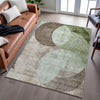 Piper Looms Mayfield Geometric AMF1140 Aloe Machine Washable Area Rug Lifestyle Image Feature