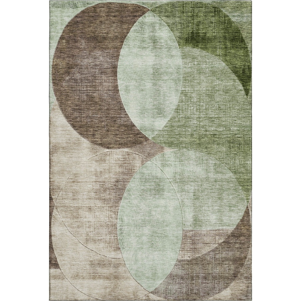 Piper Looms Mayfield Geometric AMF1140 Aloe Machine Washable Area Rug main image