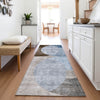 Piper Looms Mayfield Geometric AMF1140 Denim Machine Washable Area Rug Runner Lifestyle Image Feature