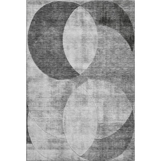 Piper Looms Mayfield Geometric AMF1140 Gray Machine Washable Area Rug main image