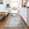 Piper Looms Mayfield Geometric AMF1140 Gray Machine Washable Area Rug Runner Lifestyle Image Feature