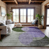 Piper Looms Mayfield Geometric AMF1140 Lavender Machine Washable Area Rug Lifestyle Image Feature
