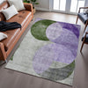 Piper Looms Mayfield Geometric AMF1140 Lavender Machine Washable Area Rug Lifestyle Image Feature
