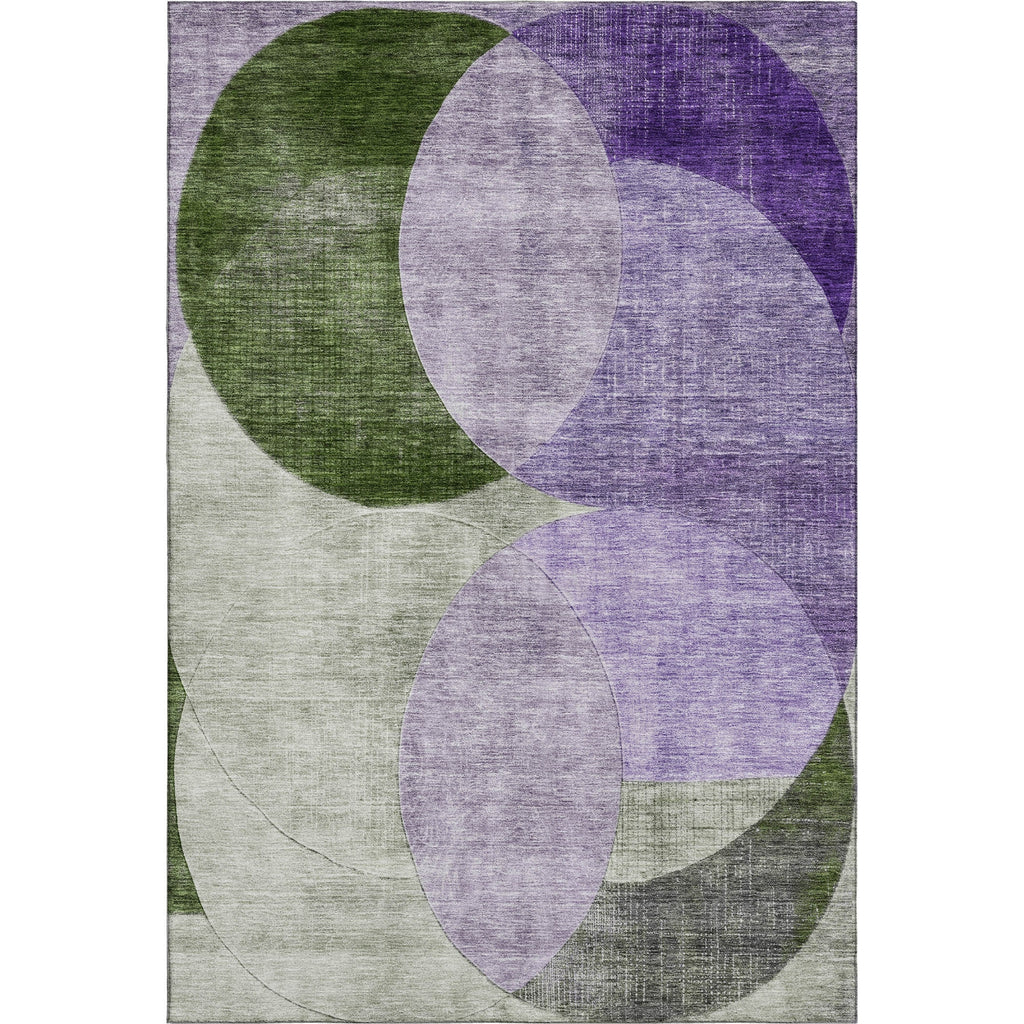 Piper Looms Mayfield Geometric AMF1140 Lavender Machine Washable Area Rug main image
