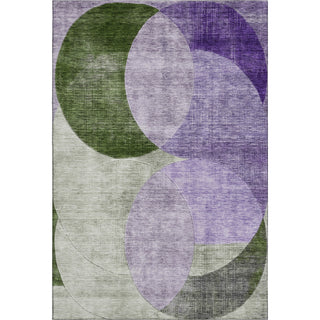 Piper Looms Mayfield Geometric AMF1140 Lavender Machine Washable Area Rug main image