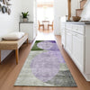 Piper Looms Mayfield Geometric AMF1140 Lavender Machine Washable Area Rug Runner Lifestyle Image Feature