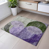 Piper Looms Mayfield Geometric AMF1140 Lavender Machine Washable Area Rug Scatter Lifestyle Image Feature
