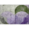 Piper Looms Mayfield Geometric AMF1140 Lavender Machine Washable Area Rug Scatter Main Image