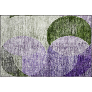 Piper Looms Mayfield Geometric AMF1140 Lavender Machine Washable Area Rug Scatter Main Image