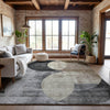 Piper Looms Mayfield Geometric AMF1140 Pewter Machine Washable Area Rug Lifestyle Image Feature