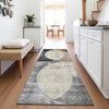 Piper Looms Mayfield Geometric AMF1140 Pewter Machine Washable Area Rug Runner Lifestyle Image Feature